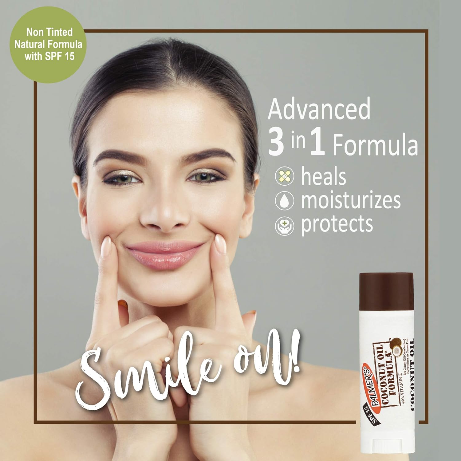 Palmer's Coconut Oil Formula Lip Balm Duo (with SPF 15) | Pack of 2 : Beauty