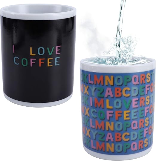 Heat Sensitive Color Changing Coffee Mug，Funny Mug Novelty