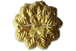 ART COVE Capia Flowers Flat Carnation Capia Base for Corsages Bulk Wholesale 144 Pieces 20+ Colors Available (Gold)