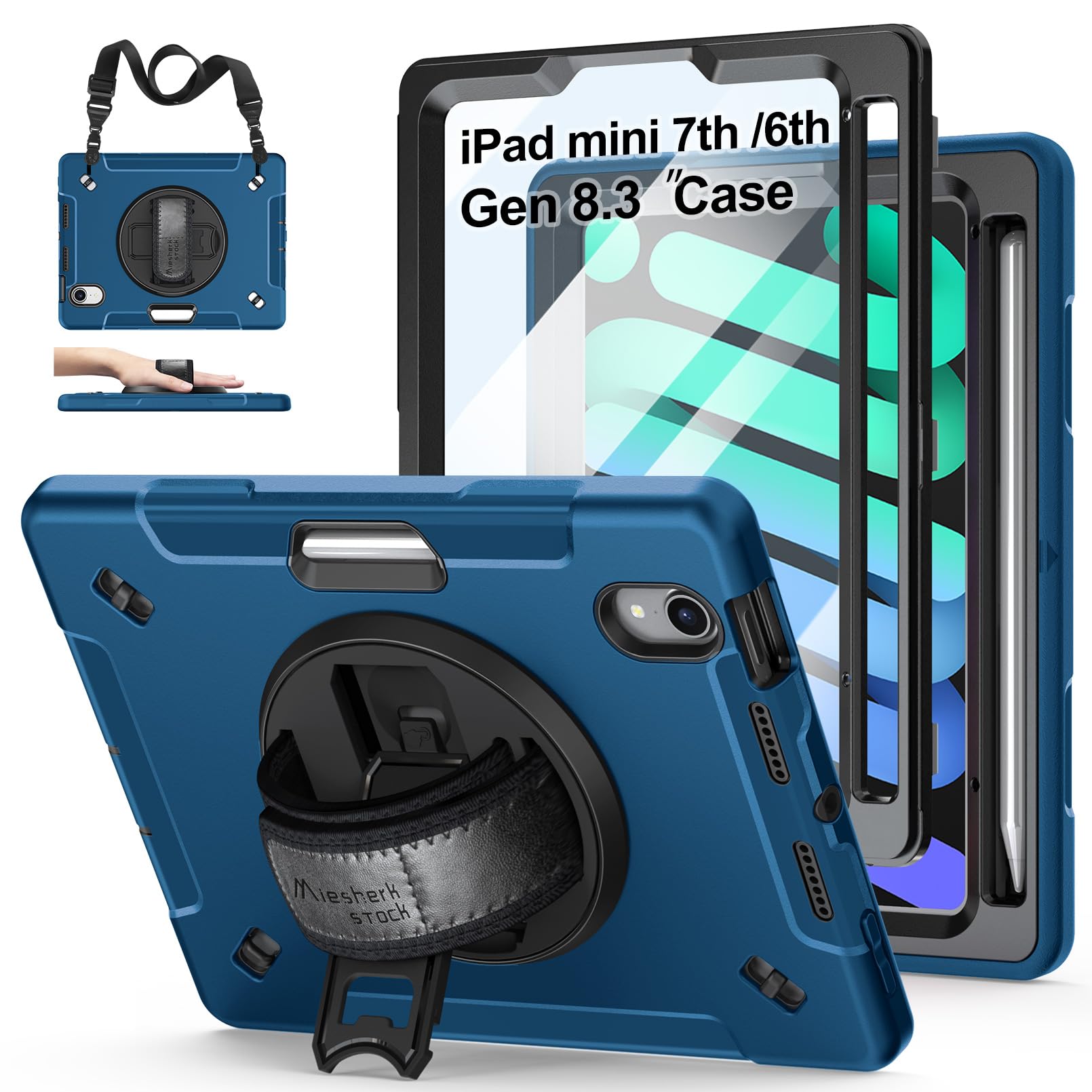 Case for iPad mini 7 (A17 Pro)/ Mini 6 8.3