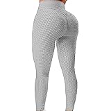 CHOTUA TIK Tok Butt Leggings Workout Scrunch Butt Yoga Pants Tummy Control Booty Yoga Leggings Textured Butt Lifting Tight