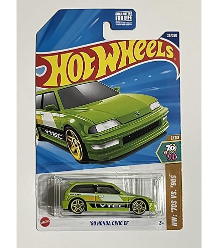 ミニカー Hot Wheels '90 HONDA CIVIC EF TH Hot Wheels '90 Honda Civic EF : Amazon.ca: Toys & Games