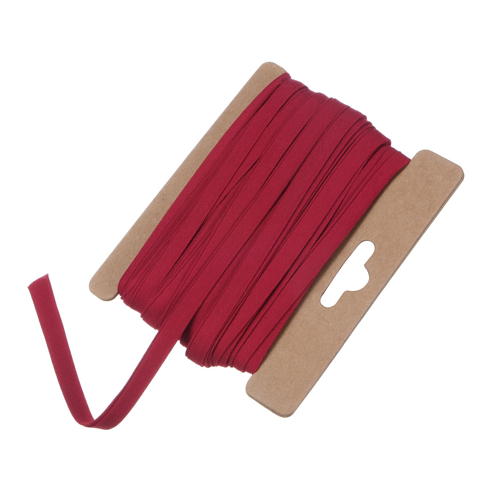 M METERXITY Double Fold Bias Tape 1/4 Inch 12 Yards Cotton Bias Binding Tape Bulk Double Fold Bias Tape for Sewing/Seaming Hemming/Binding//Quilting/DIY Craft [Red]