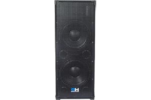 Grindhouse Speakers - GH212L - Passive Dual 12 Inch 2-Way PA/DJ Loudspeaker Cabinet - 1250 Watt Full Range PA/DJ Band Live Sound Speaker
