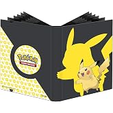 Ultra Pro: 9-Pocket Pok&eacute;mon Full-View Pro Binder, Pikachu, Holds 360 Cards in Ultra Pro Deck Protector Sleeves, Durable, All Materials Made From Archival-Safe, Acid-Free, non-PVC Material