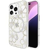 Case-Mate iPhone 16 Pro Case [Compatible with MagSafe] - Sparkly Floral Phone Case with 12ft Drop Protection - Premium Magnetic Cover for iPhone 16 Pro - Floral Gems