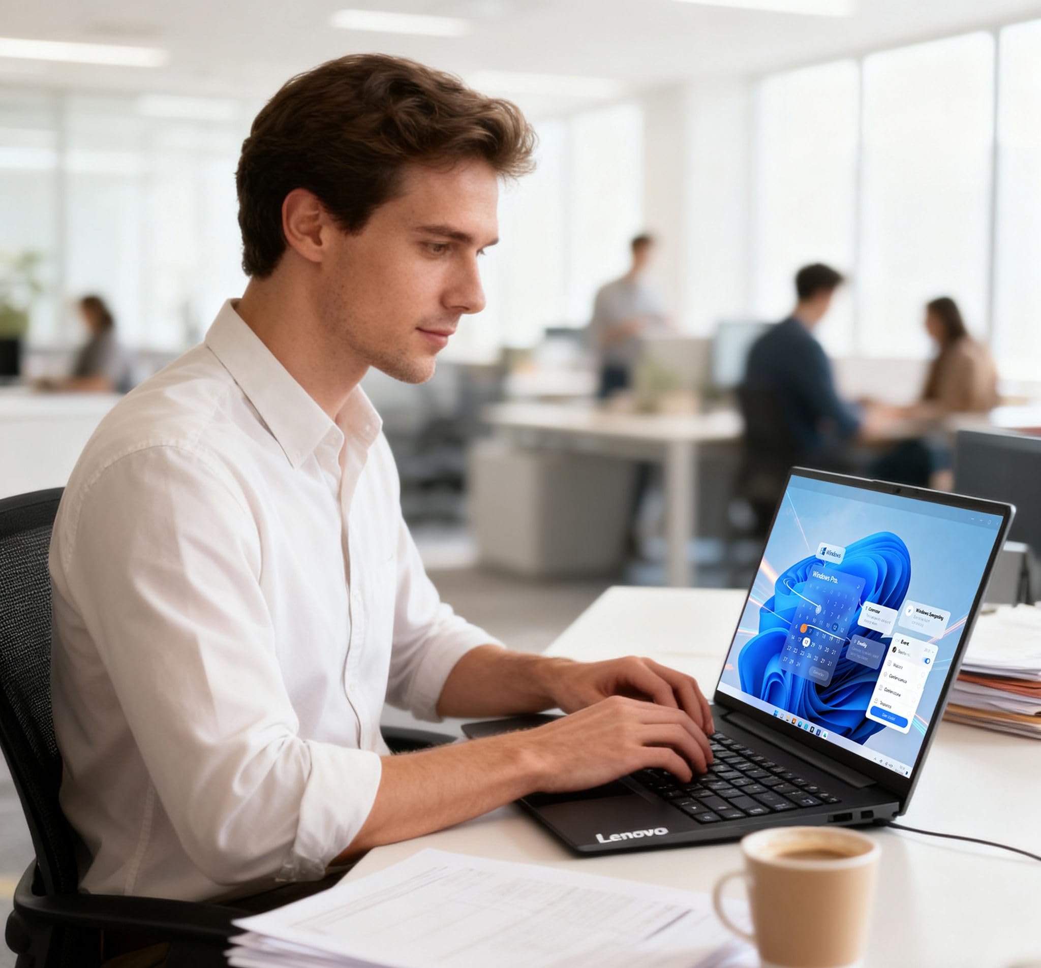 Laptop empresarial Lenovo de nuevo diseño de 15,6" (edición 2025/2026) | Procesador Intel de 4 núcleos | 15,6" FHD (1920 x 1080) | 16GB DDR4 | SSD PCIe de 1TB | Diseño ultrasilencioso | Militar duradero | Windows 11 Pro