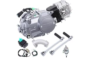 H-YEEU 125cc 4 Stroke Complete Engine 1P52FMI-K (124cm3) Dirt Bike Engine Motor Carb Complete Kit fit for Honda XR50 CRF50 XP CRF 50 70