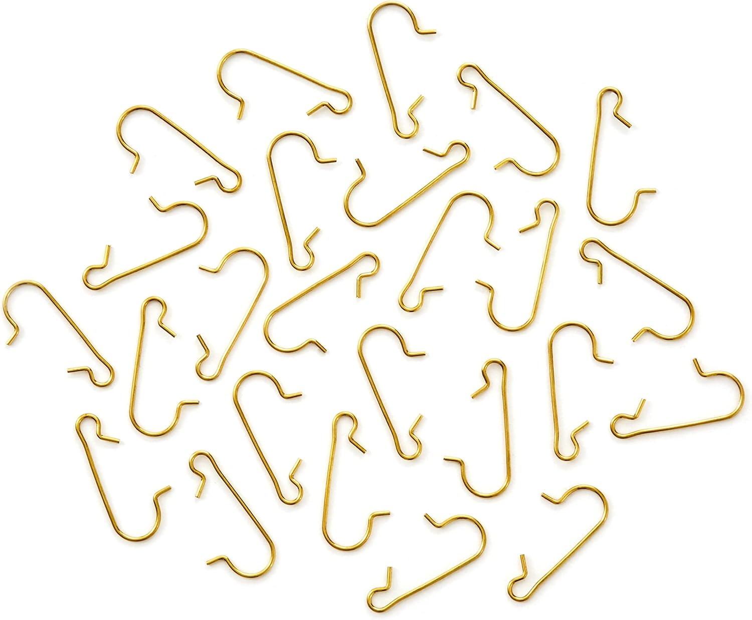 Ornament Hooks - Hallmark Keepsake 2021, Mini Ornament Hooks, Metal, Pack of 25, Multicolor (0299QSB6291)