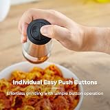 Tower T832248 Dual Electric Salt & Pepper Mill Stainless Black Battery Operated view 5