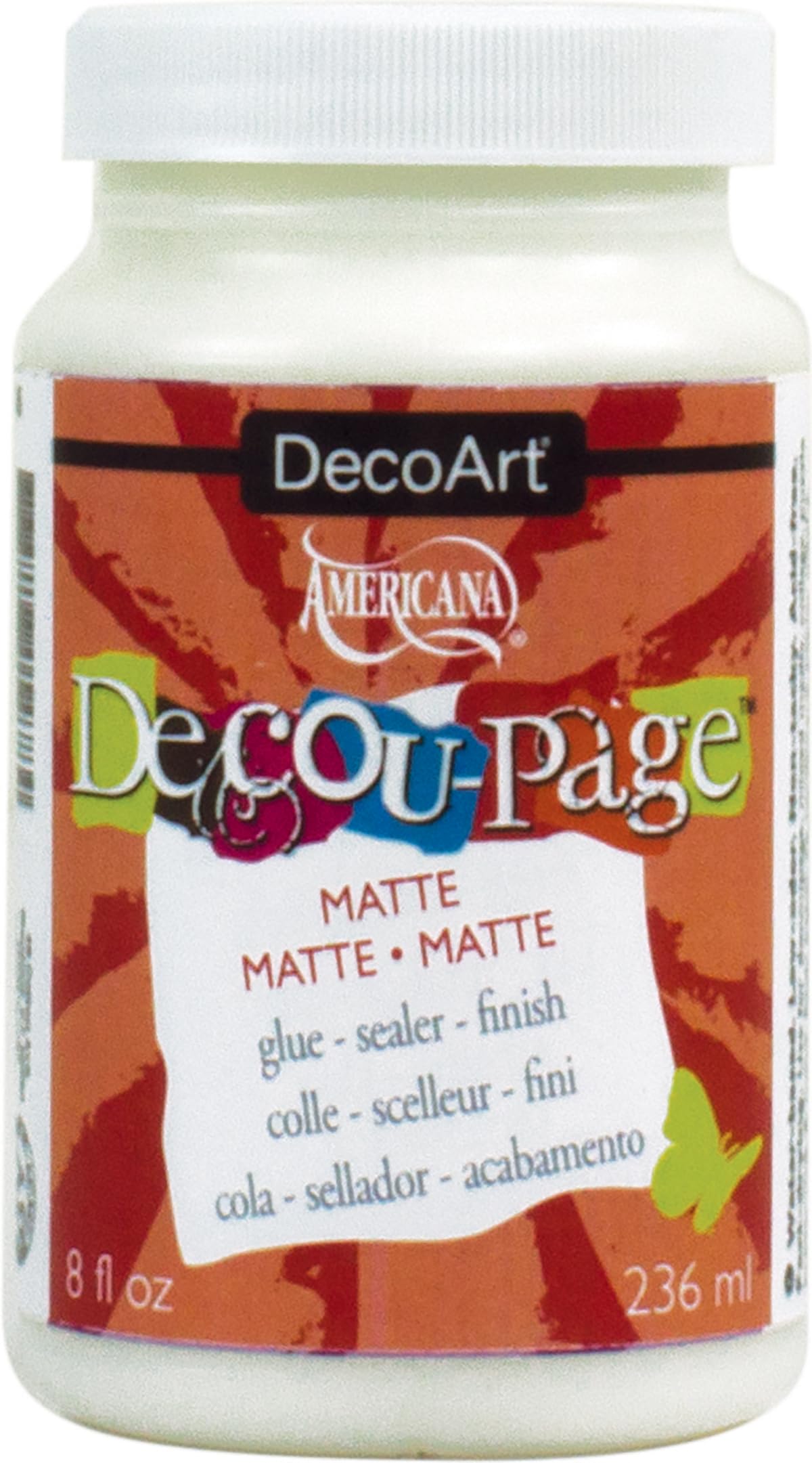 Deco Art Americana Decou-Page Glue-8oz Matte, Other, Multicoloured