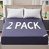 2 Pack Waterproof Mattress Protector, Full Size