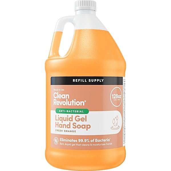 CLEAN REVOLUTION ANTIBACTERIAL LIQUID GEL HAND SOAP REFILL,...