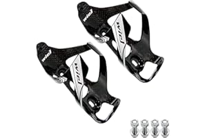 Wiel Full Carbon Fiber Bicycle Bike Light Drink Water Bottle Cage Holder