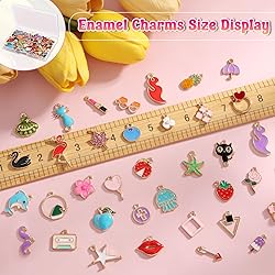 200Pcs Charms for Jewelry Making, Assorted