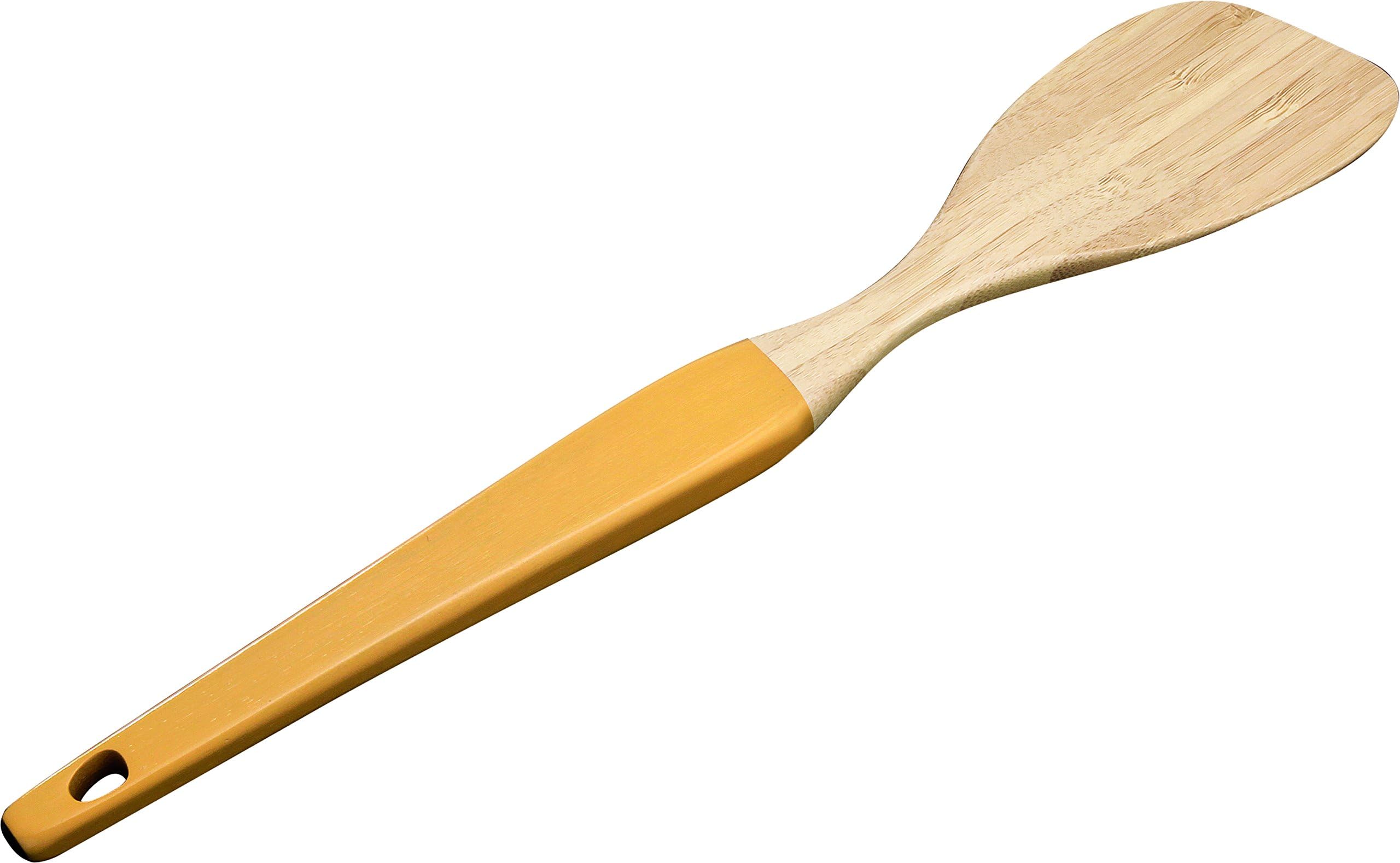DEAGOURMET Water Lily Headstock 98, 100% Natural Bamboo with Handle, Orange, 26 X 6 cm