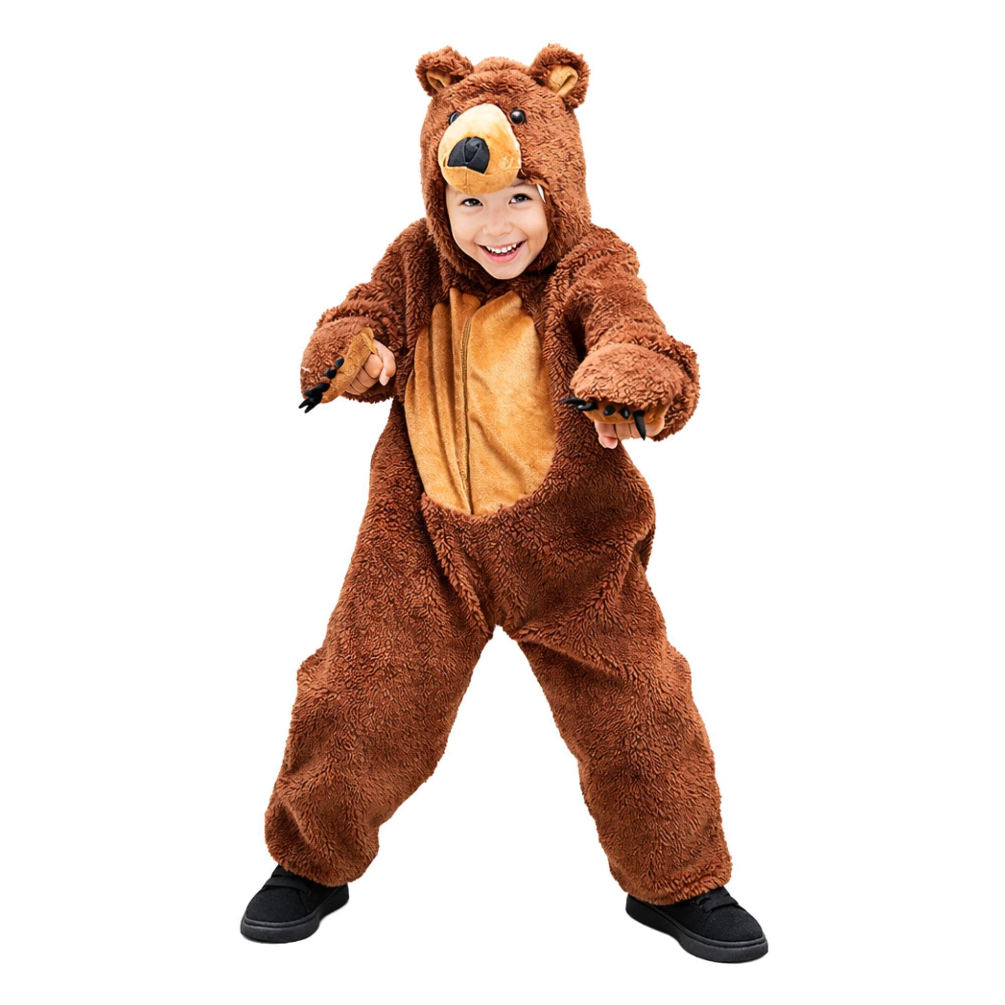 Ikumaal Brown Bear Costume, F67 86-92, for Baby Babies, Small Child, Grizzly Bear Costume, Carnival, Toddler, Carnival Costumes, Children's Fancy Dress Costumes