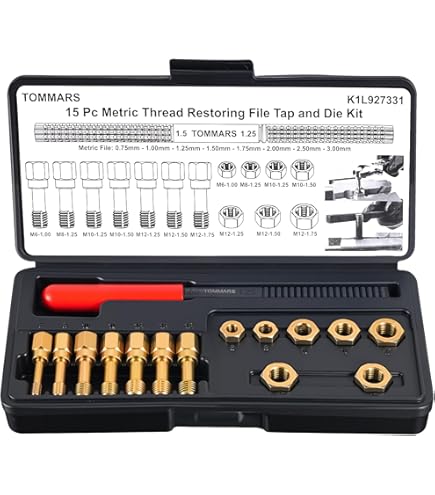 Amazon.com: OEMTOOLS 27142 Thread Chaser Set, Thread Repair Kit