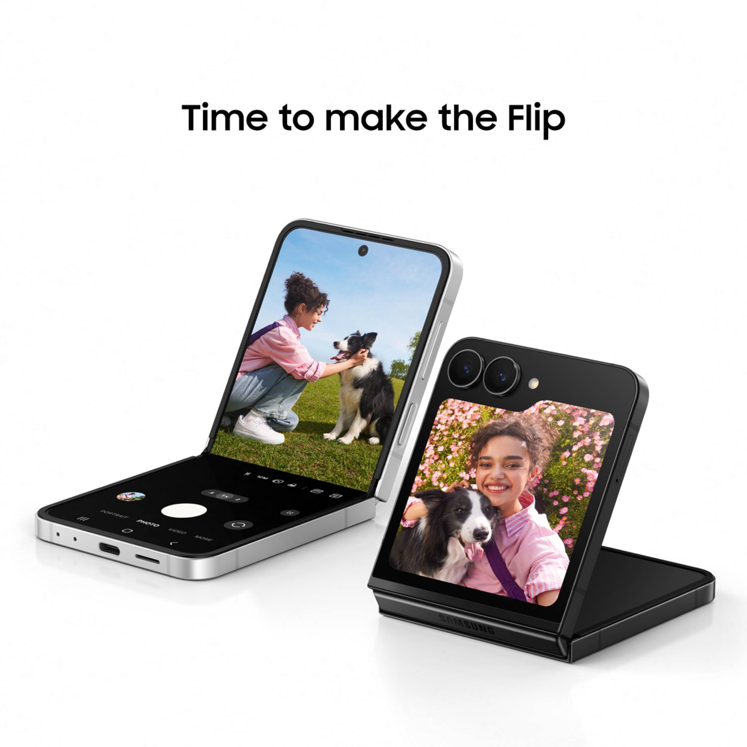 Teléfono celular Samsung Galaxy Z Flip7 FE, teléfono inteligente con IA de 256 GB, Android desbloqueado, batería de larga duración, 2025, garantía del fabricante de EE. UU. por 1 año, negro