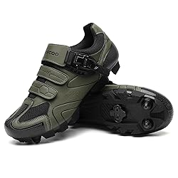 Mens Mountain Bike Shoes with 2-Bolts SPD Cleats