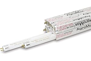 AgroMax 8-Pack 4 Foot (45.75") Pure UV T5 Fluorescent Grow Light Bulbs - (8) F54T5HO Bulbs