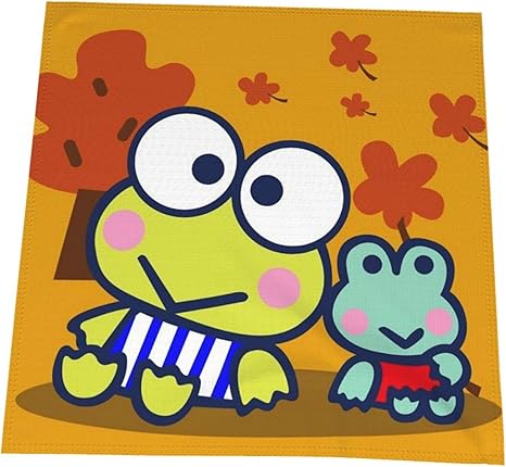 Amazon Co Jp ランチクロス けろけろけろっぴ 子供用 ハンカチ アニメ かわい お弁当 大判 2枚セット 約50 50cm 2pcs ホーム キッチン