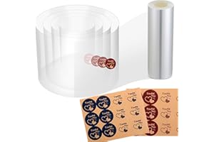 DATANYA Cake Collar 4 Inch x 394inch Clear Cake Acetate Roll, Transparent Mousse Cake Collars Acetate Sheets for Baking, Surr