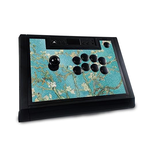Glossy Glitter Gaming Skin Compatible with Hori Fighting Stick Alpha (PS5, PS4, PC) - Almond Blossom - Premium 3M Vinyl Protective Wrap Decal Cover - Easy to Apply | Crafted in The USA by MightySkins - Amazon deal for $17.08