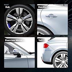 Kewucn 14 PCS Reflective Car Decal