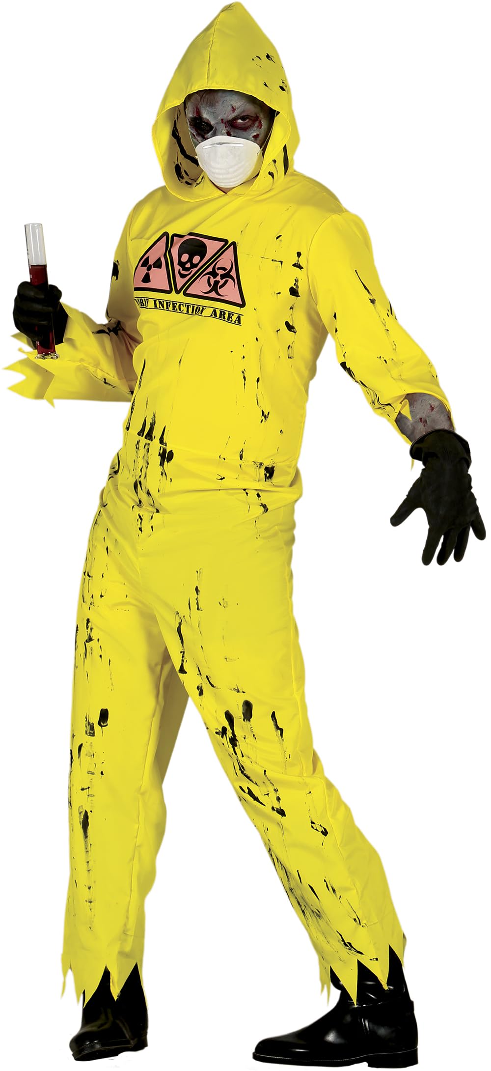 FIESTAS GUIRCA Radioactive Zombie Costume for Adults