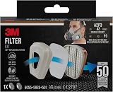 3M Filter Kit 6000-series 6003BC1 A2P3 Replacement Filters (2x A2, 2x P3) view 6
