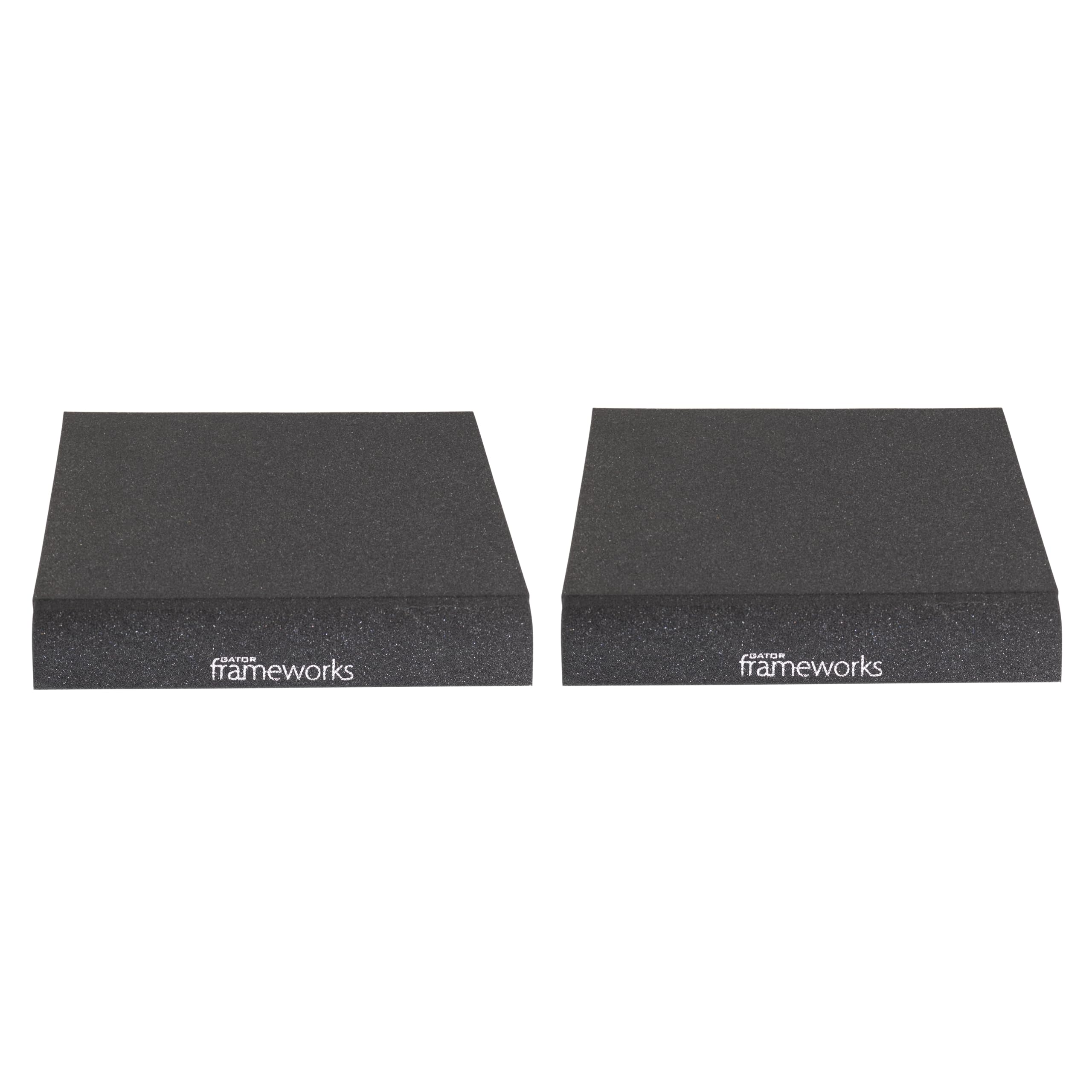 Gator Frameworks Acoustic Foam Isolation Pads for Medium Studio Monitors, Fits Most Speaker Stands, Desktops and Bookshelfs; 2-Pack (GFW-ISOPAD-MD)