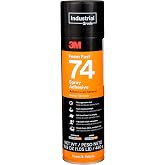 3M Foam Fast Spray Adhesive 74, Orange, 24 fl oz Can (Net Wt 16.9 oz) | High Strength Bonding, Fabric Adhesive, NOT FOR SALE IN CA AND OTHER STATES