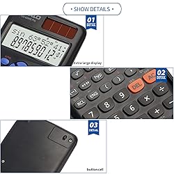OSALO Scientific Calculator Basic Large Display