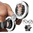 Burn Rotator Machine, 12 Pounds Boxing Forearm Trainer with Wrist Gloves, Arm Exercise Equipment for Men and Women, Forearm Strengthener, Arm Trainer and Shoulder Strength Training for Home Gym