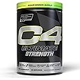 Cellucor C4 Ultimate Strength Pre Workout Powder - Tri-Stim Experience 300mg Caffeine+TeaCrine+Dynamine - Creatine & Beta-Alanine - Energy Supplement for Men & Women - Sour Green Apple, 20 Servings
