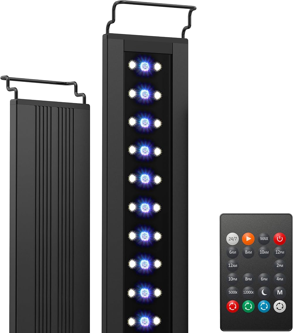 NICREW C10 24/7 Aquarium Light with Remote Full Spectrum LED 28-42 cm