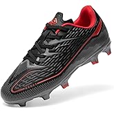 DREAM PAIRS Kids Multi Ground Soccer Cleats with High-Speed Anti-Twist TPU Plate Athletic Football Shoes for Little/Big Kids