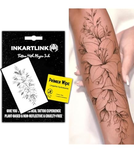 Amazon.com : Tazimi Semi Permanent Temporary Tattoos for Women