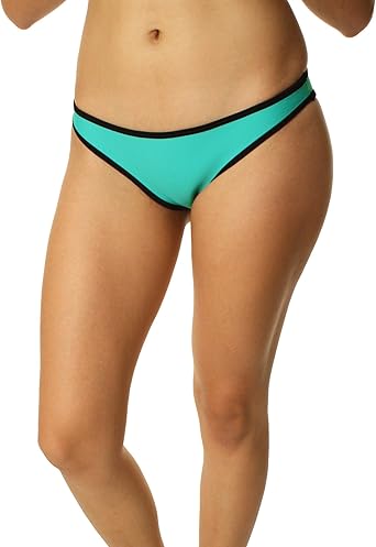 black neoprene bikini