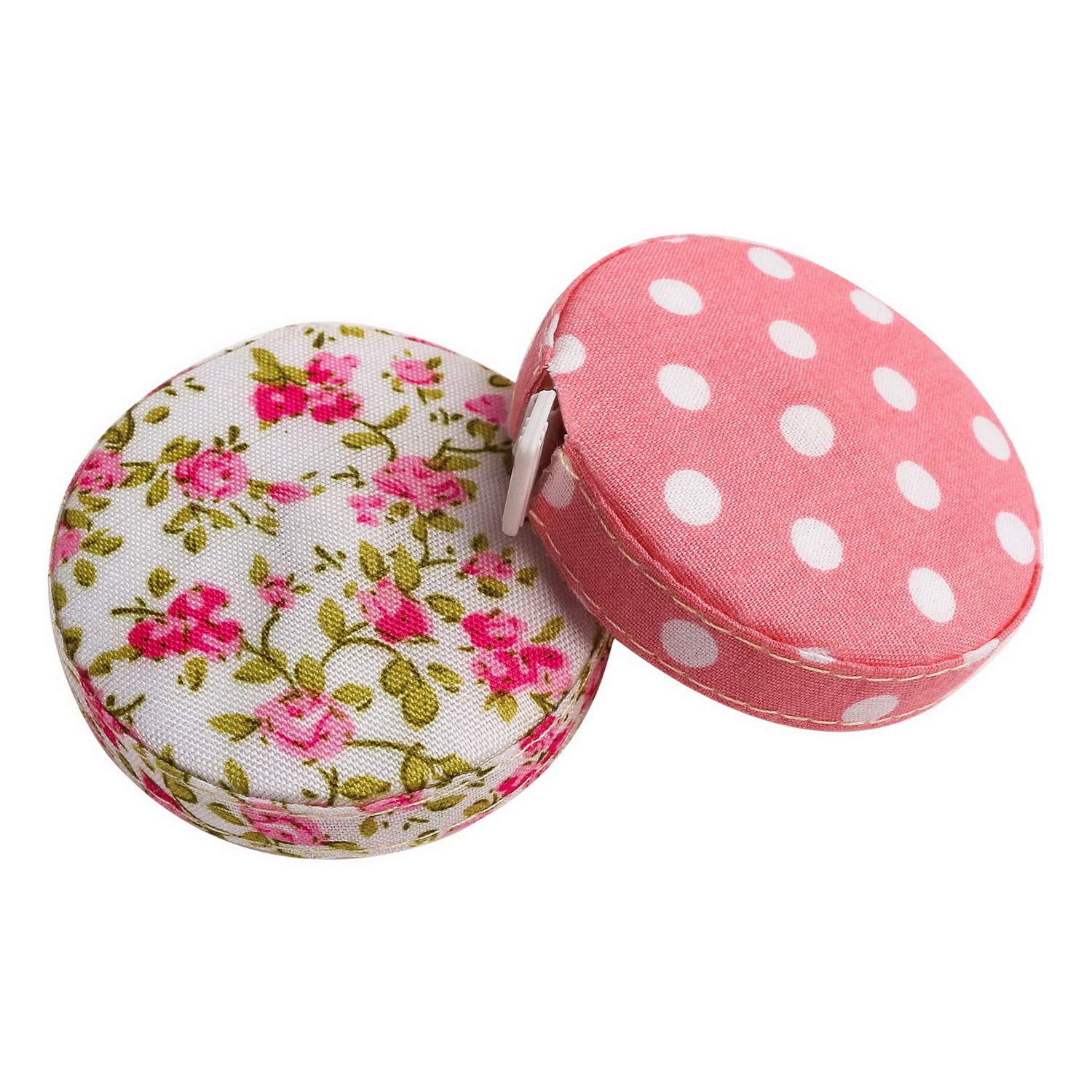 jlon 2 Pieces Tape Measure,Double Sided Retractable Sewing Tailor Ruler Soft Accurate Tape Measure for Sewing, Body