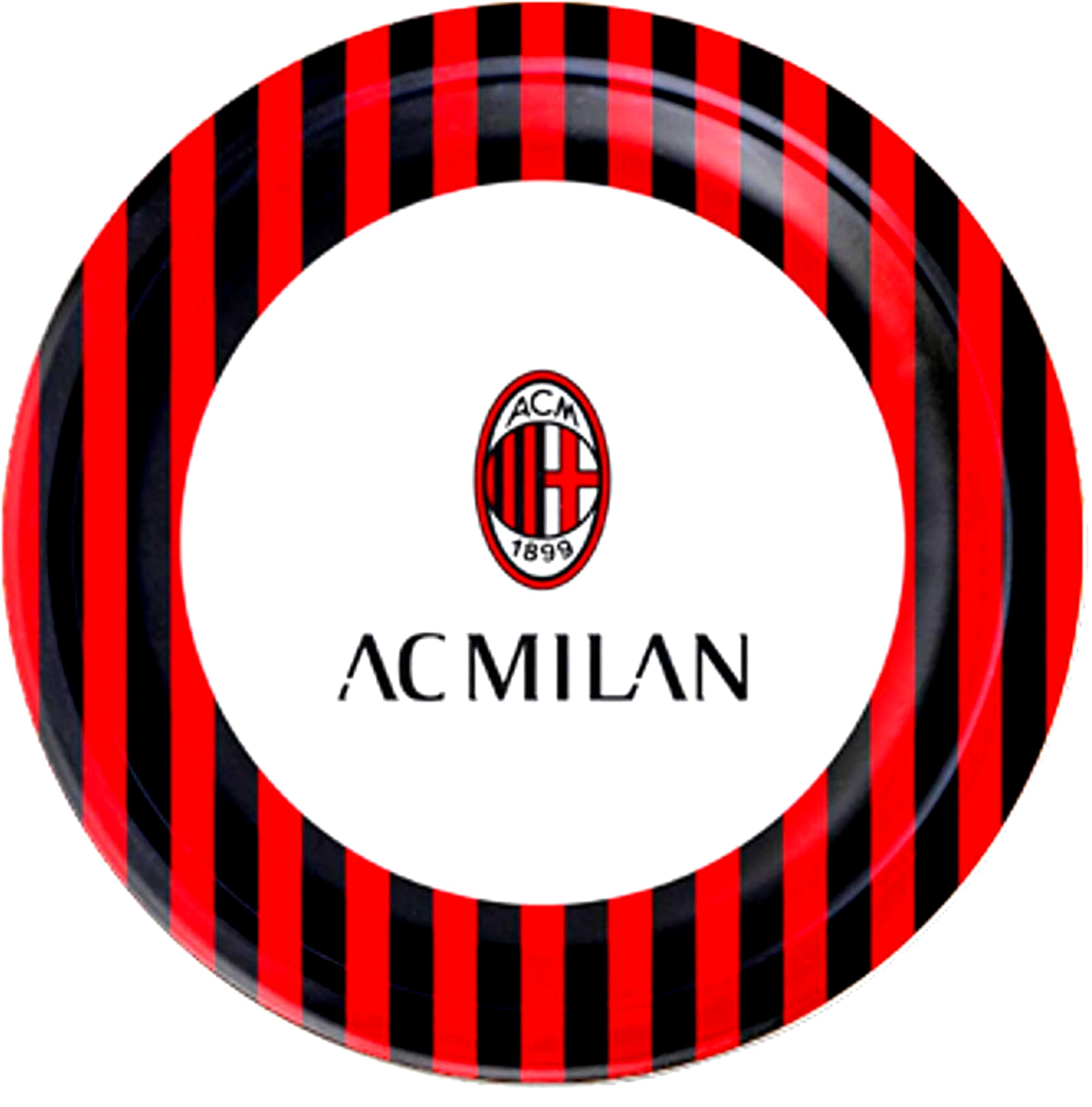 BIGIEMME Generic AC Milan Paper Plates 23cm Pack of 8