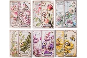 Vintage Scrapbooking Paper Set, 30 Sheets 14x11cm Lost Garden Series for DIY Junk Journal, Planner Decoration, Collage Crafti