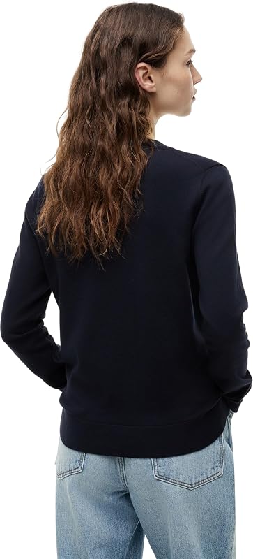 Pull Femme Co Jersey Stitch Sweater Col en V, Bleu (Desert Sky), XXS — photo 2 sur 5