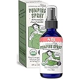 Legendairy Milk Pumping Spray 4 oz., Helps Sore Nipples & Clogged Ducts, Organic Lubricant for Breast Shields and Flanges, Ve