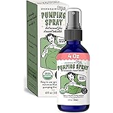 Legendairy Milk Pumping Spray 4 oz., Helps Sore Nipples & Clogged Ducts, Organic Lubricant for Breast Shields and Flanges, Ve