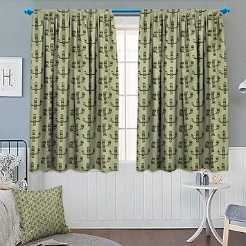 Amazon Com Cactus Window Curtain Drape Mexican Inspired