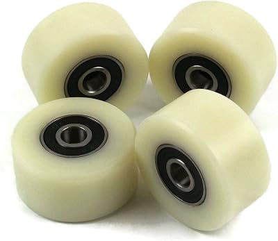 LASANA SMART MACHINES 40mm Nylon Polyamide Rollers 20mm Wide 8mm Bearing EU
