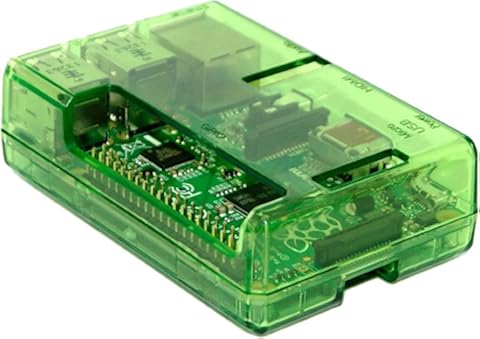 Monland Estuche Protector de Abs para Raspberry Pi 2B / 3B / 3B + (Verde)