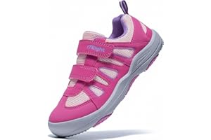 i78 Low Top Kids Boys Sports Hiking Shoes Breathable Synthetic Leather Sneakers Non-Slip Lightweight for Outdoor Running Trekking Trail Walking